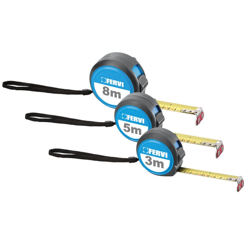 foto del prodotto flessometro magnetico con freno 8mt fervi f688