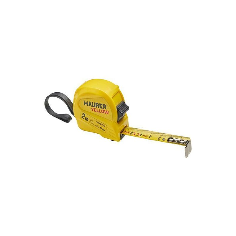 foto del prodotto flessometro maurer yellow 5mt 19mm cf. in blister