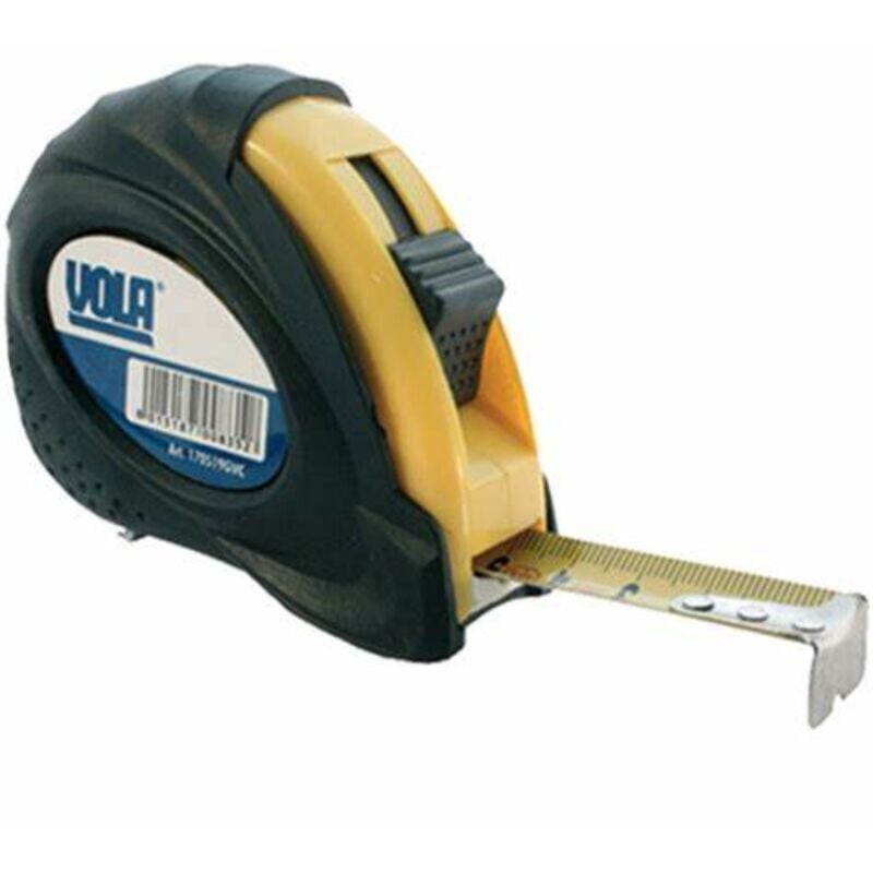 foto del prodotto flessometro per bricolage con custodia in abs 8 mt x 25 mm