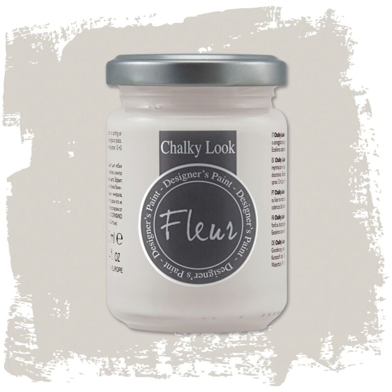 foto del prodotto fleur colori a base minerale fleur chalky look effetto gesso 130 ml scegli il colore f73 mr grey