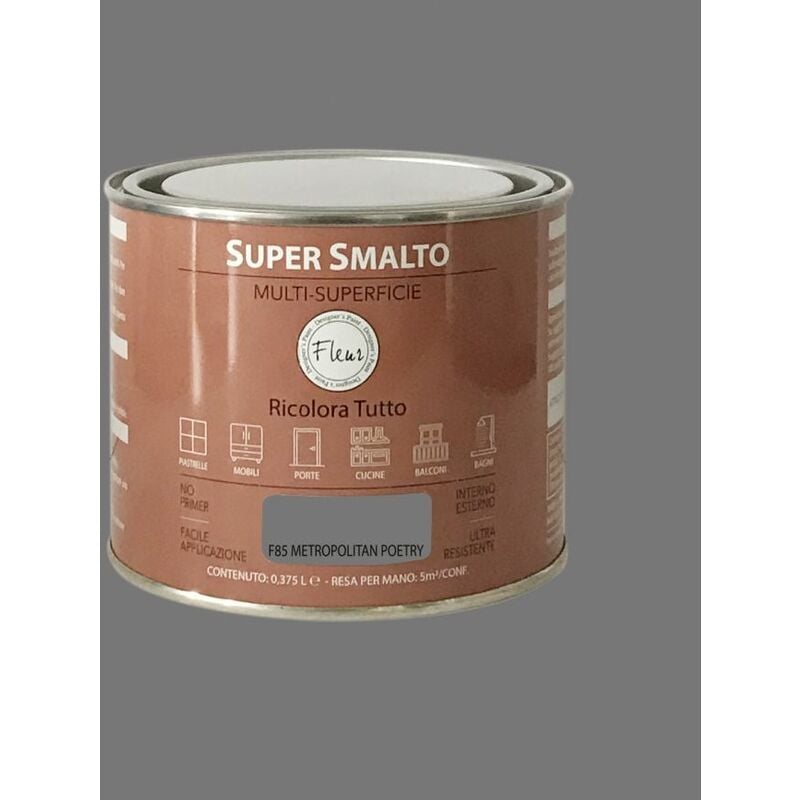 foto del prodotto fleur super smalto multi superficie 375ml f85 metrop poetry