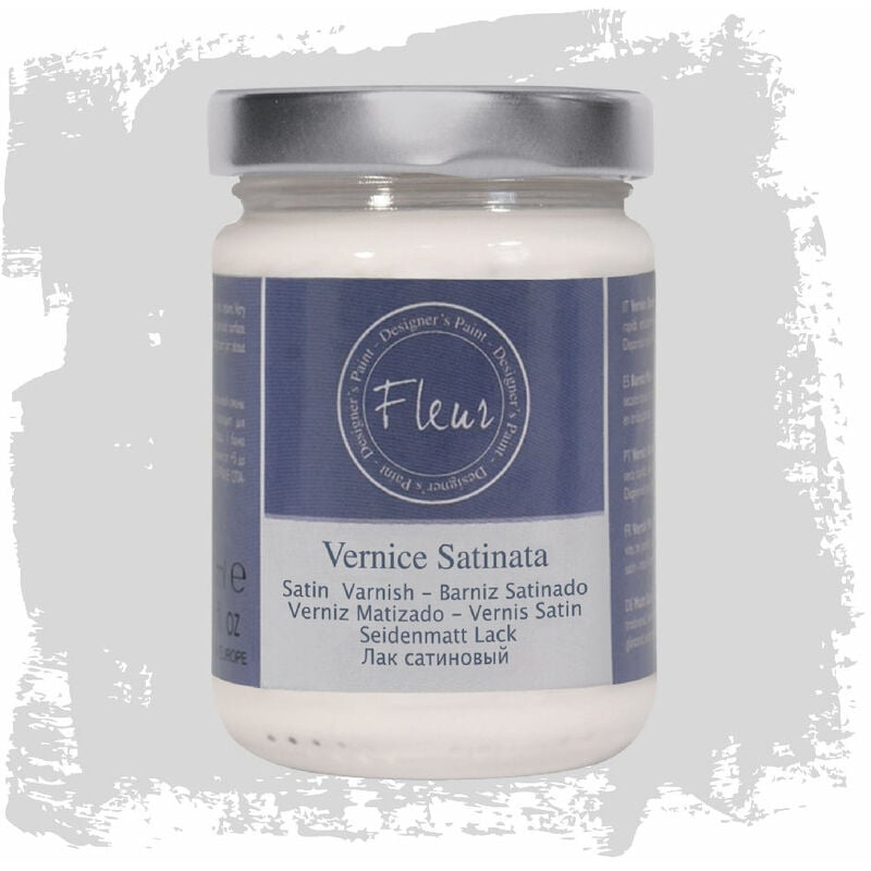 foto del prodotto fleur vernice di finitura protezione finale trasparente opaca lucida satinata formato 130 ml finitura satinata
