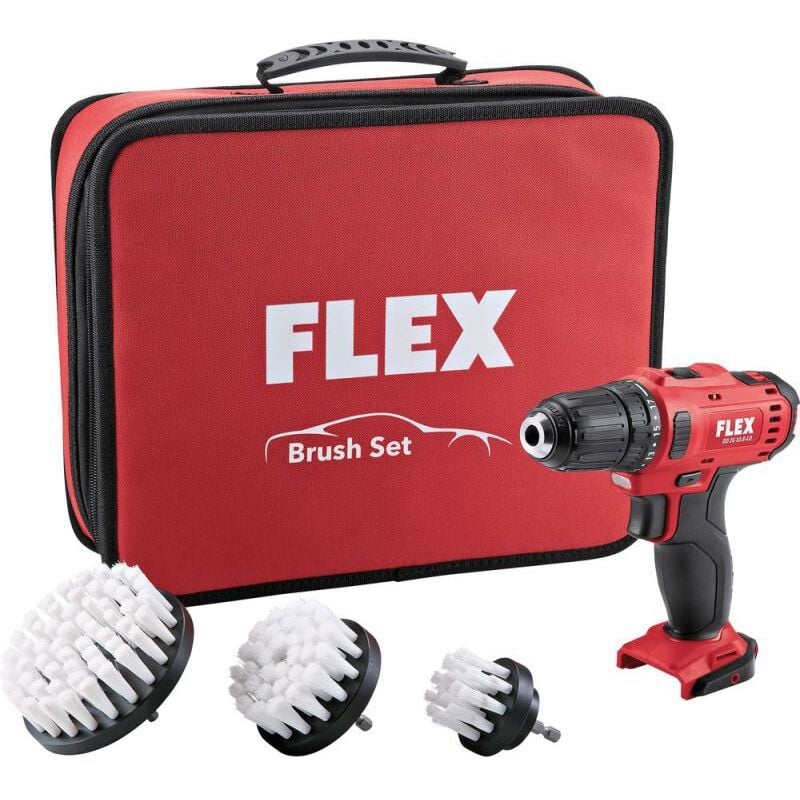 foto del prodotto flex avvitatore a batteria 10,8 v set spazzole dd 2g 10,8 530026