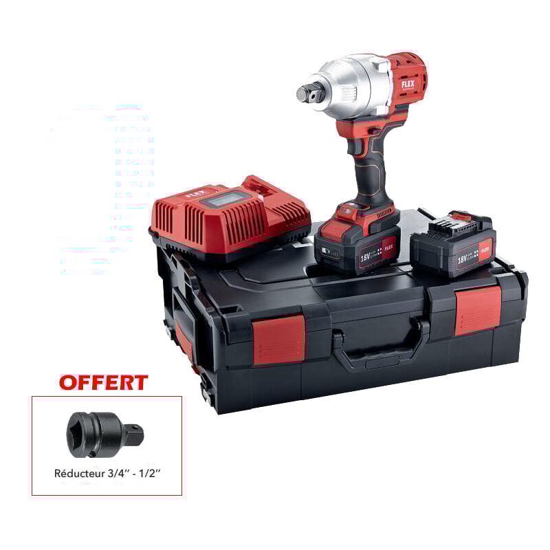 foto del prodotto flex avvitatore a impulsi a batteria iw 3 4 18.0 ec 5.0 set 920304