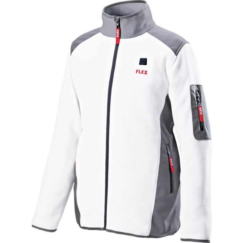foto del prodotto flex giacca in pile termica tf white 10.8 18v