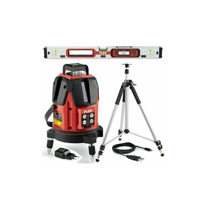 foto del prodotto flex laser lineare alc 8 supporto lks100 300 5 8 livella digitale adl 60 p 497274 