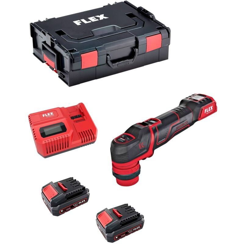 foto del prodotto flex lucidatrice a batteria pxe 80 10.8 ec 2.5 set