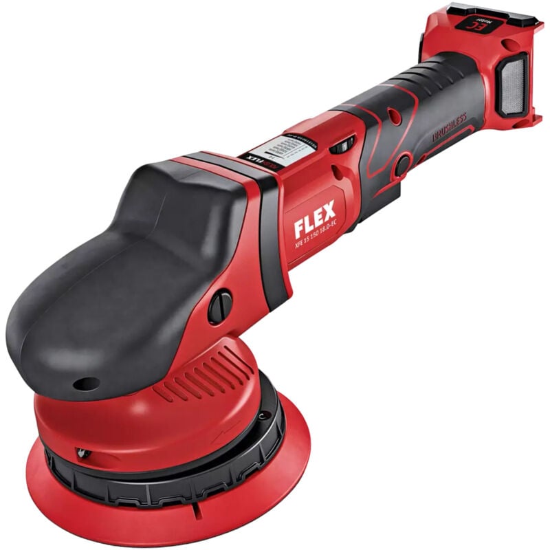 foto del prodotto flex lucidatrice eccentrica a batteria xfe 15 150 18.0 ec senza batteria e caricabatterie nella confezione