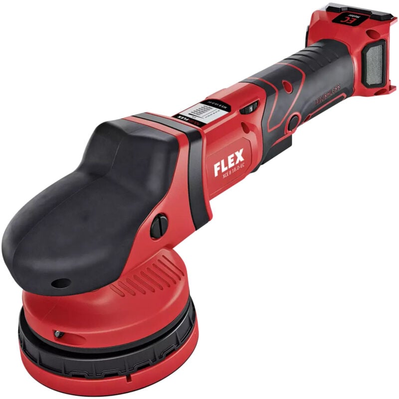 foto del prodotto flex lucidatrice rotorbitale a batteria xce 8 125 18.0 ec senza batteria e caricabatterie nella confezione