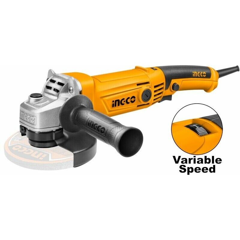 foto del prodotto flex smerigliatrice angolare 1010w ingco disco 125 mm con velocita regolabile