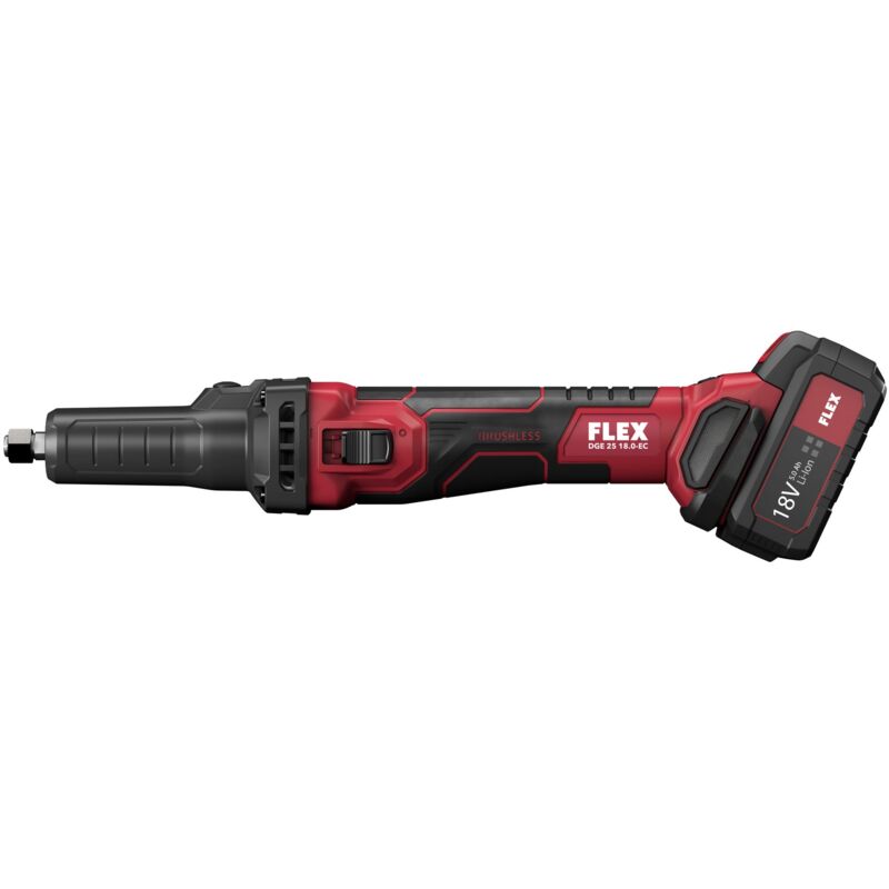 foto del prodotto flex smerigliatrice diritta a batteria dge 25 18.0 ec c senza batteria e caricabatterie