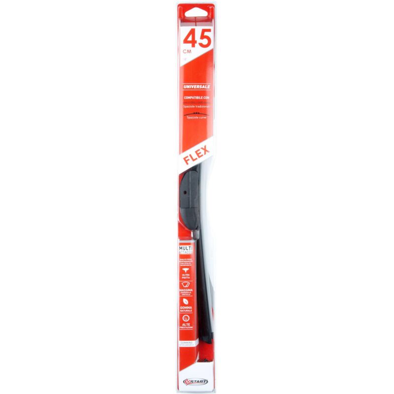 foto del prodotto flex spazzola tergicristallo curva 45 cm 18 universale per auto