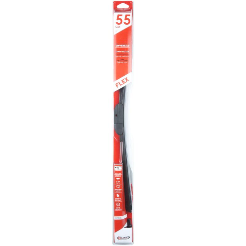 foto del prodotto flex spazzola tergicristallo curva 55 cm 22 universale per auto