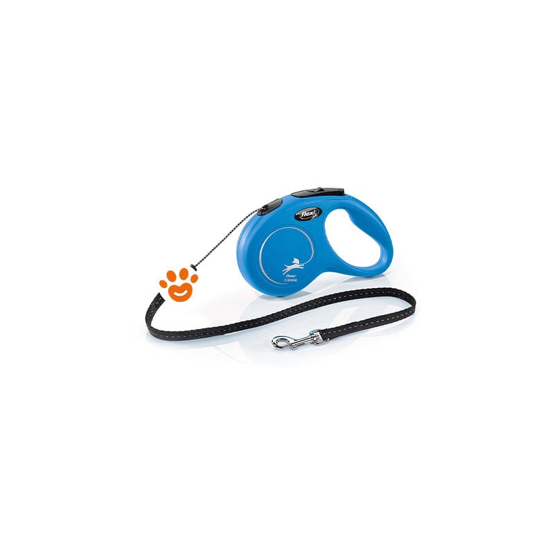 foto del prodotto flexi guinzaglio blu a corda flexi guinzaglio blu a corda m