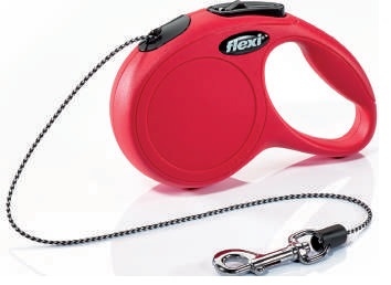 foto del prodotto flexi guinzaglio classic corda quot s quot 8 mt rosso