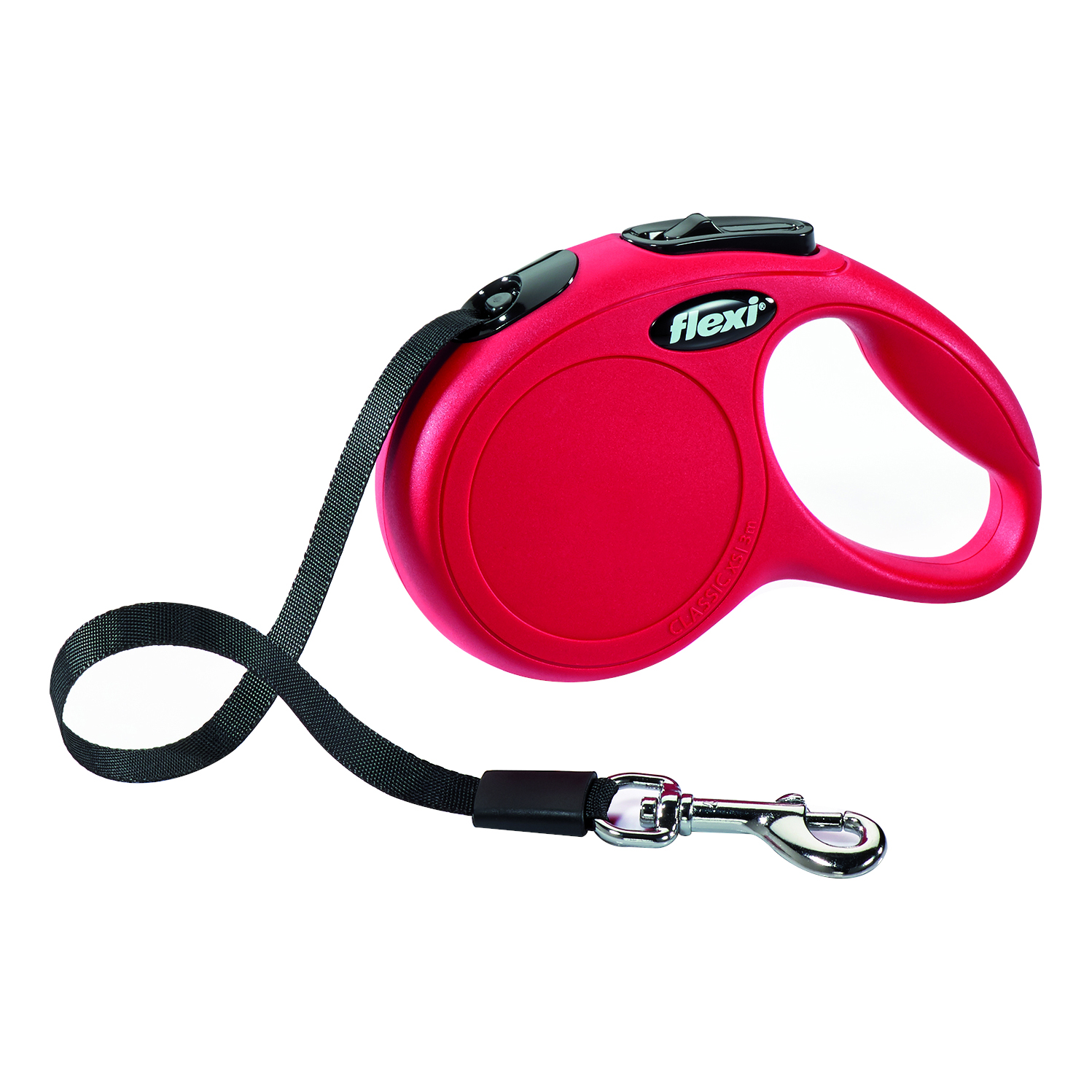 foto del prodotto flexi new classic in fettuccia xs 3m rosso