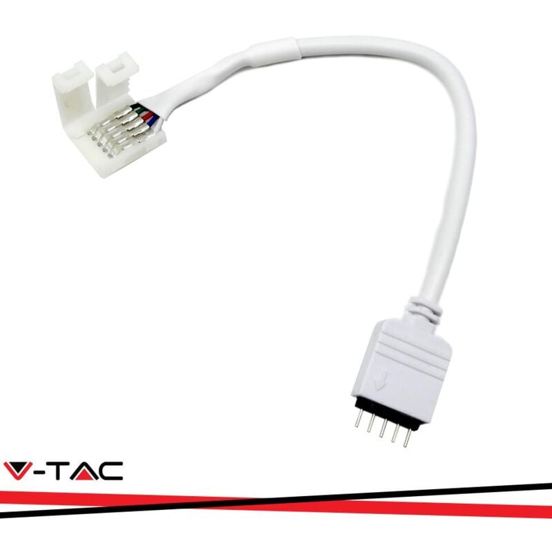 foto del prodotto flexible connector for 5050 rgb white led striscia pin