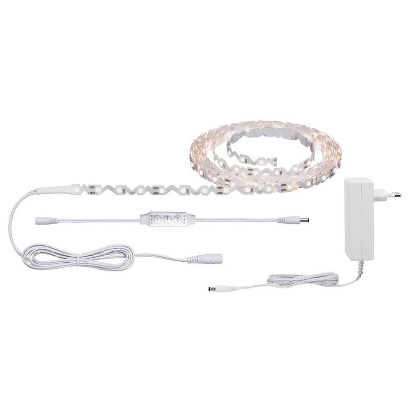 foto del prodotto flexled 3d 78963 kit base striscia led con spina 12 v 5 m bianco caldo 1 pz. paulmann