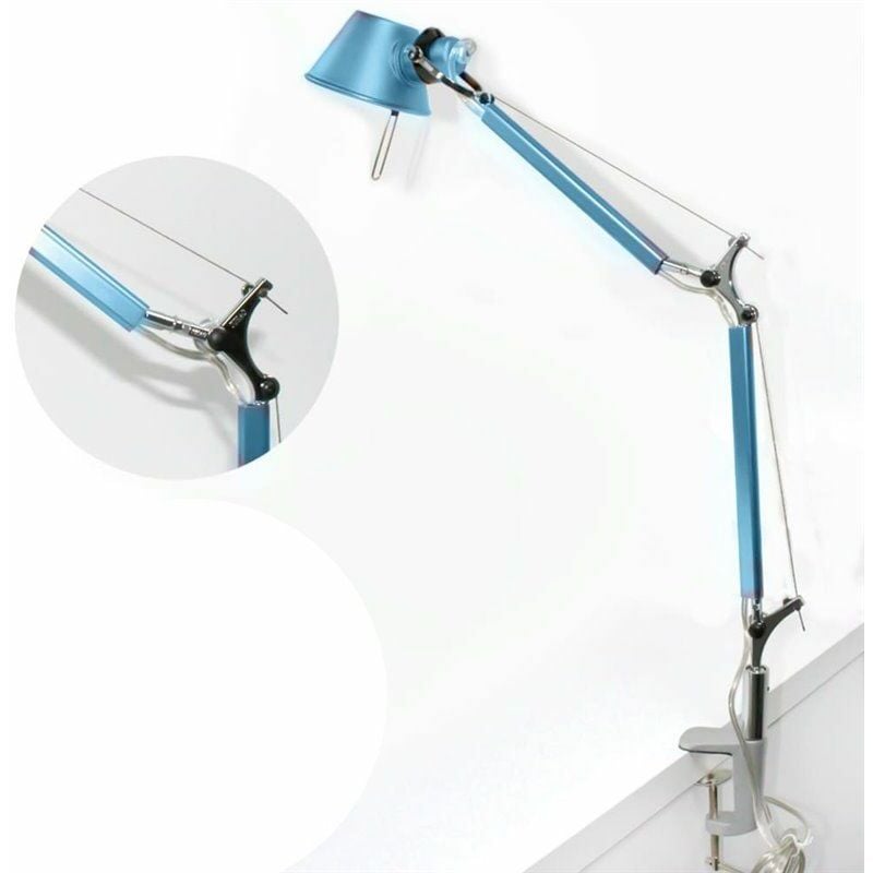 foto del prodotto flexo articolato due bracci blu