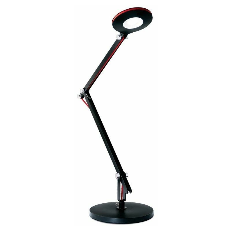 foto del prodotto flexo led 6.7w angolo nero cristalrecord 04 960 07 180