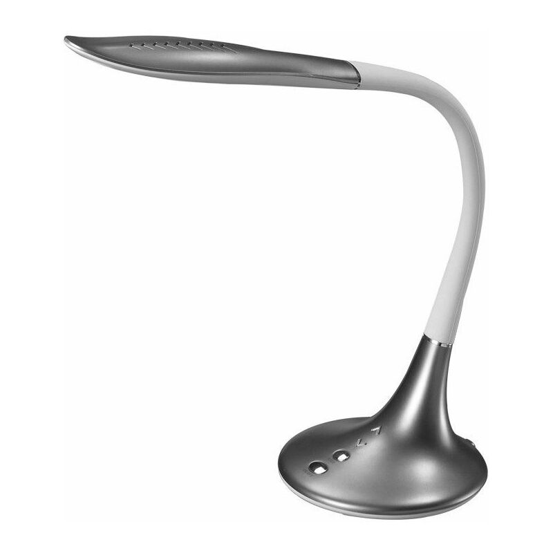 foto del prodotto flexo led touch 10w sedan cristalrecord argento 04 602 10 281