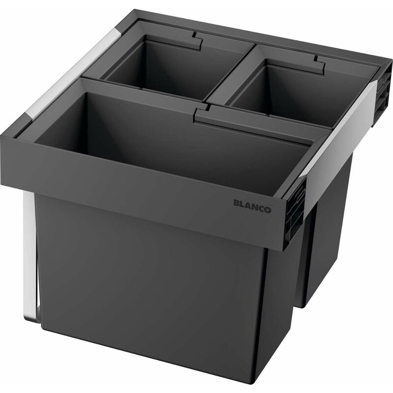 foto del prodotto flexon ii pattumiera differenziata incorporata, capacit 46 l 526643 blanco