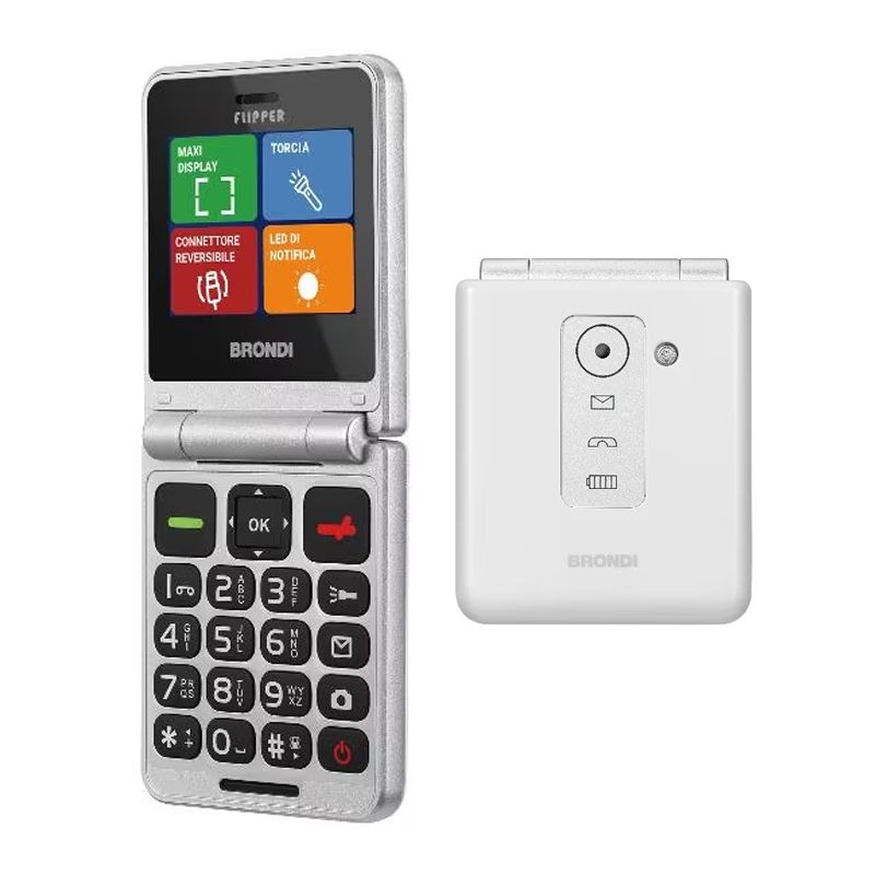 foto del prodotto flipper white metal