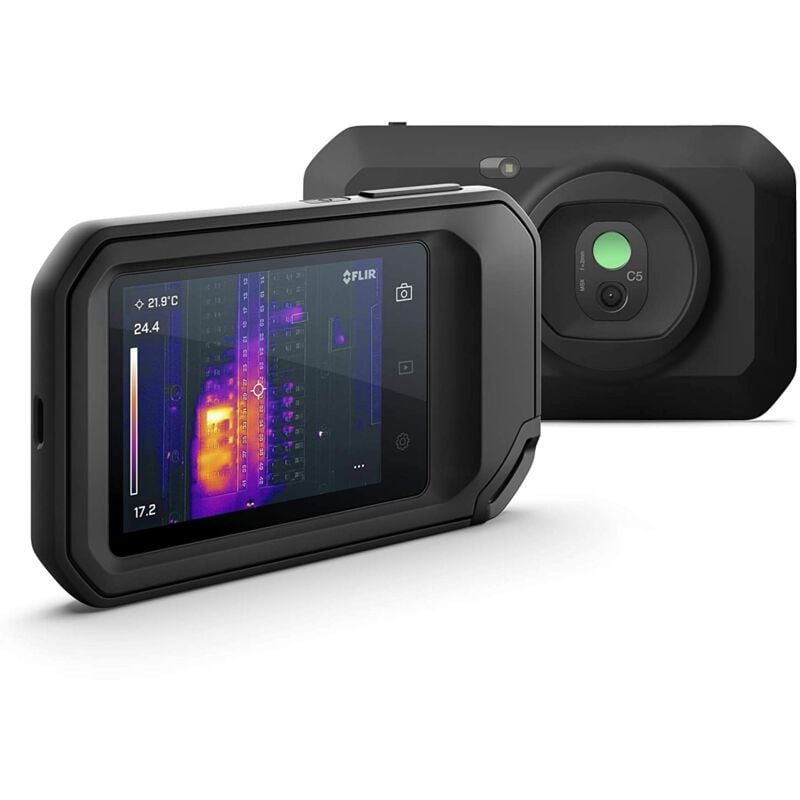 foto del prodotto flir termocamera compatta c5 con wi fi termocamera ad alta risoluzione per applicazioni di ispezione, elettriche meccaniche, edilizie e hvac