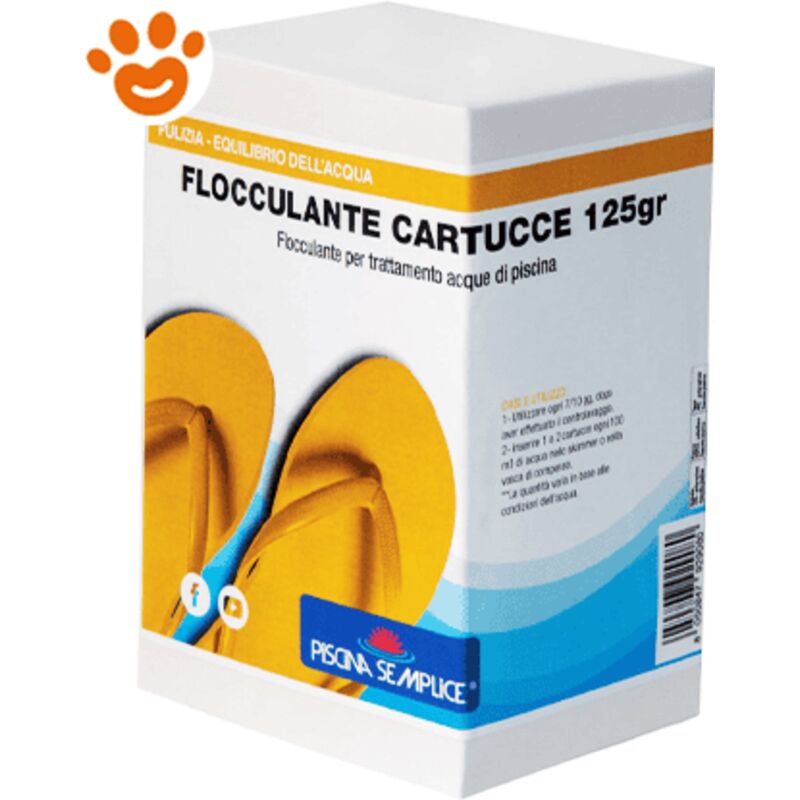 foto del prodotto flocculante in cartucce da 125 gr confezione da 1 kg lapi