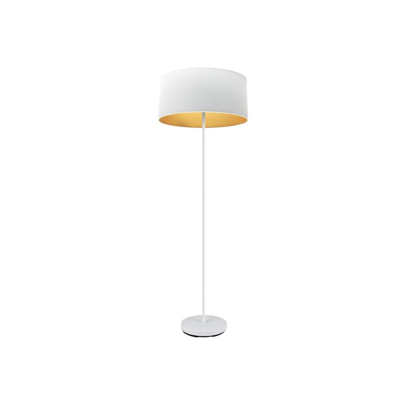 foto del prodotto floor anuska 1xe27 bianco bianco oro 162x40x40 cm fabrilamp