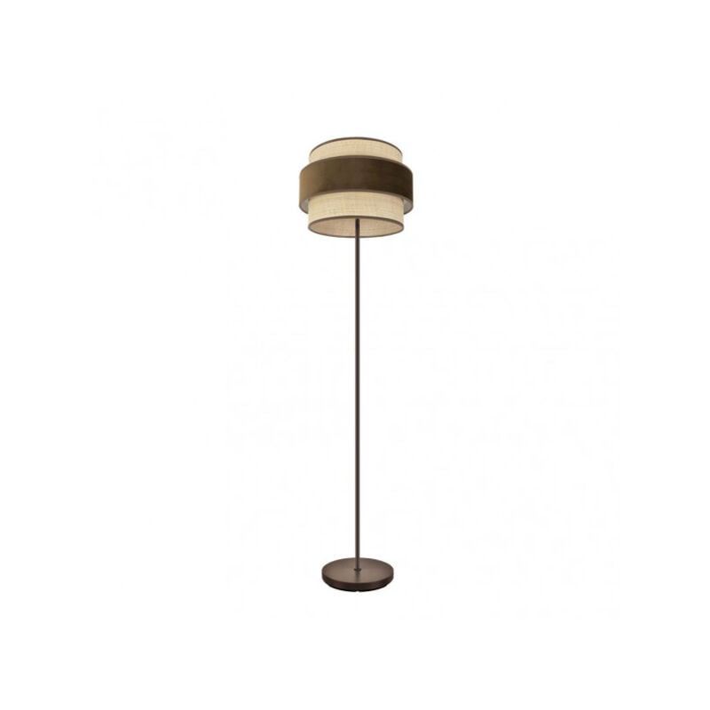 foto del prodotto floor de salon reyes 1xe27 marrone marrone naturale 160x40x40cm fabrilamp