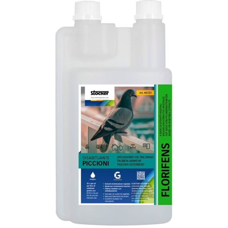 foto del prodotto florifens disabituante per piccioni 1 l stocker