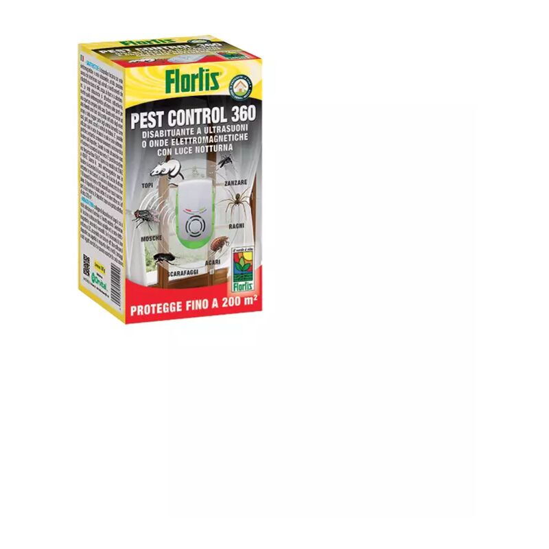 foto del prodotto flortis disabituante ad ultrasuoni e onde elettromagnetiche pest control 360 