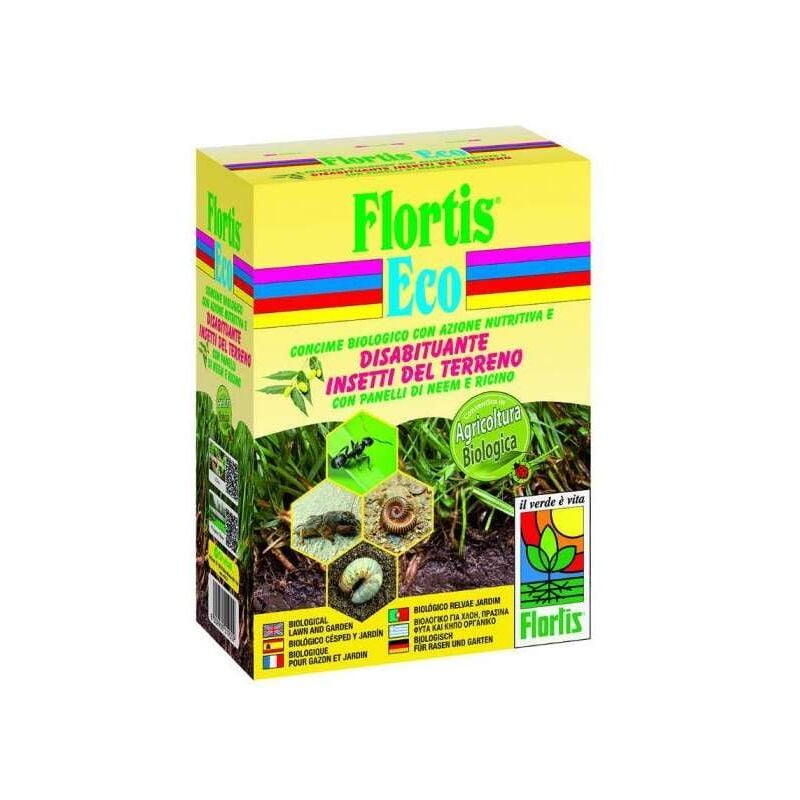 foto del prodotto flortis disabituante biologico per insetti del terreno polvere 1,5 kg