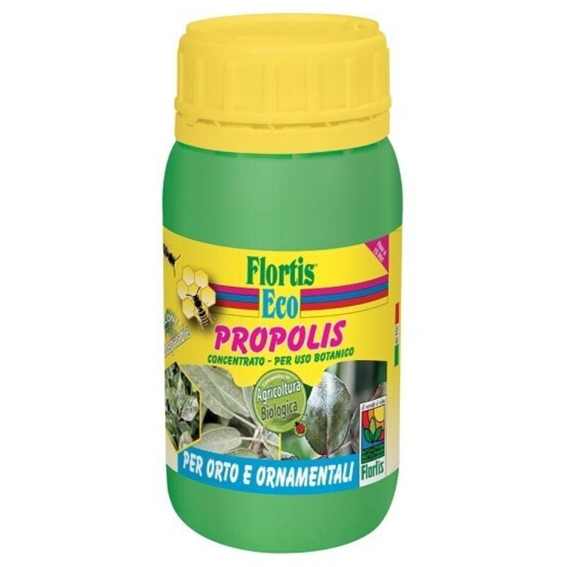 foto del prodotto flortis eco 150ml fungicida bio concentrato propolis per orto e ornamento