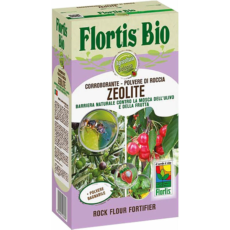 foto del prodotto flortis zeolite polvere micronizzata gr.500 polvere di roccia sedimentaria df