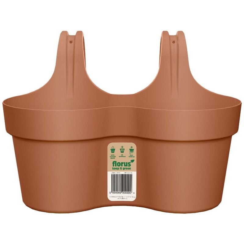 foto del prodotto florus balconetta paris balcony hanger duo terracotta