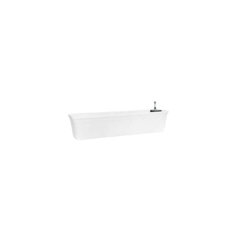 foto del prodotto florus fioriera mediterran con sistema di irrigazione watersystem 60cm bianco