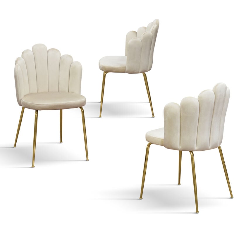 foto del prodotto flow - sedia di design moderno in velluto