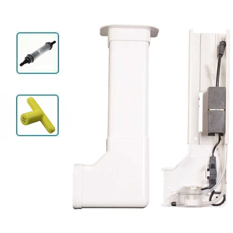 foto del prodotto flowatch design set completo per lo scarico della condensa con pompa nel condotto per condizionatori d aria fino a 10 kw 36000 btu siccom