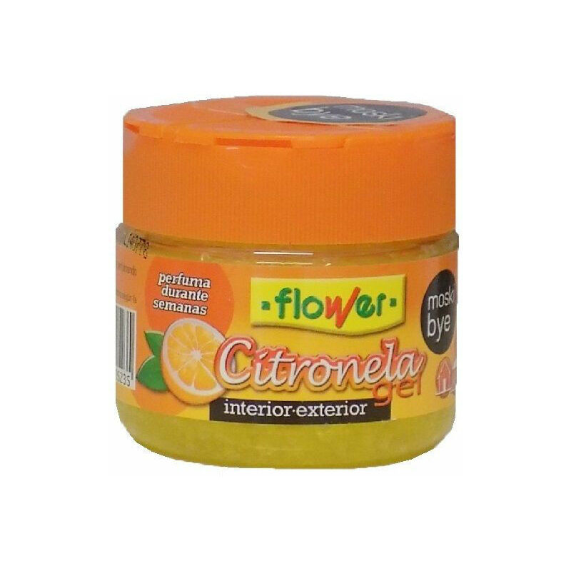 foto del prodotto flower fiore di gel di citrone repellente 125g per le zanzare