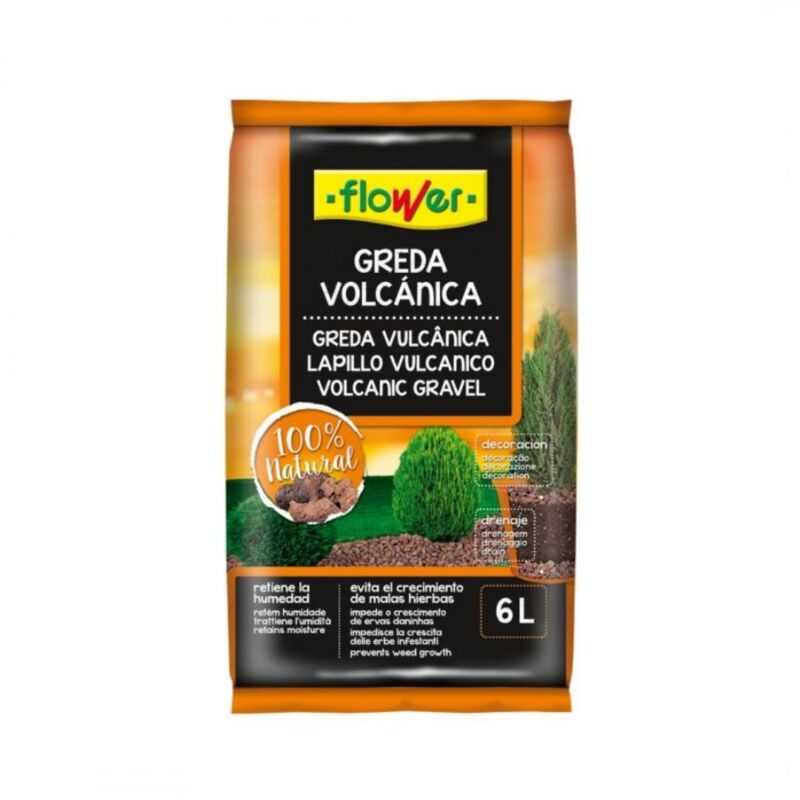 foto del prodotto flower vulcanic greden in stile fiori 12 18 per vasi e giardinieri, 6 litri
