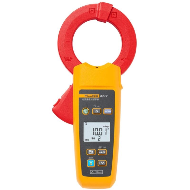 immagine 0 del prodotto fluke 369 fc pinza per correnti di dispersione, 10ua..60a, ac, datalogger, frequenza, 61mm connect