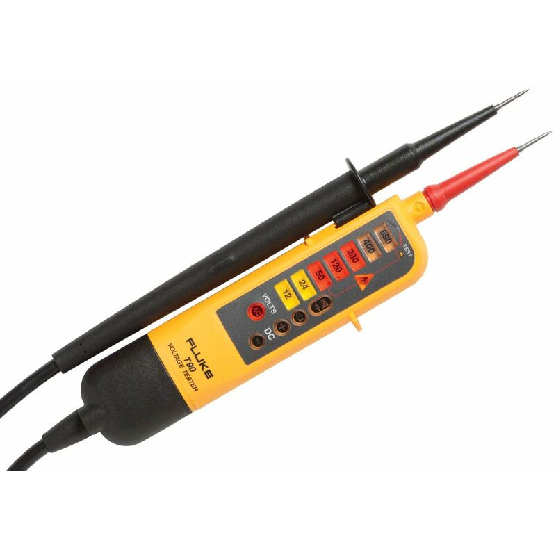 foto del prodotto fluke t90 tester a due poli per continuit , tensione, indicatore led