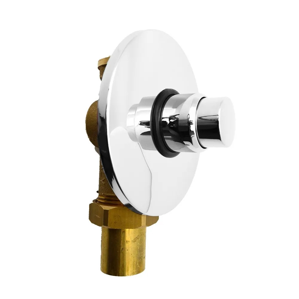 foto del prodotto flussometro wc a pulsante temporizzato ad incasso mcm in ottone cromo