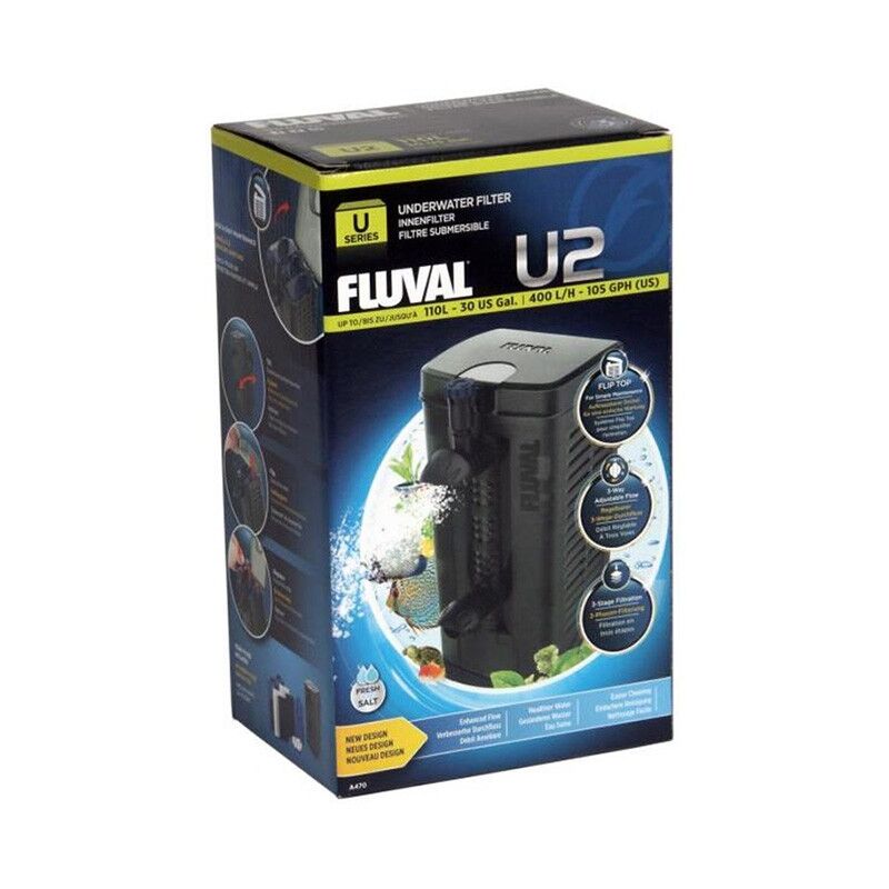 foto del prodotto fluval u2 filtro interno per acquari fino a 110 litri askoll