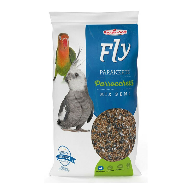 foto del prodotto fly mix di semi per parrocchetti da 850 gr raggio di sole