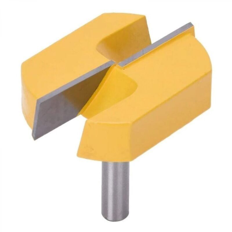 foto del prodotto flyme ymyny per router e trimmer, fresa con gambo da 8 mm, fresa per piallatura superficiale per pulizia inferiore da 8x57 mm