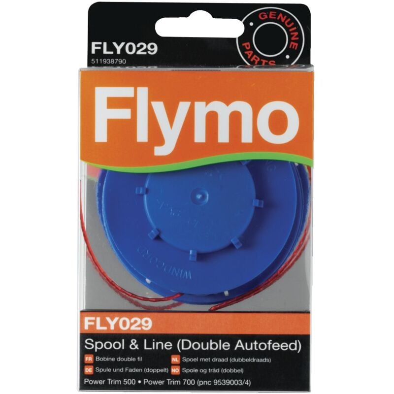 foto del prodotto flymo genuine fly029 bobina di filo a doppia linea per tagliabordi