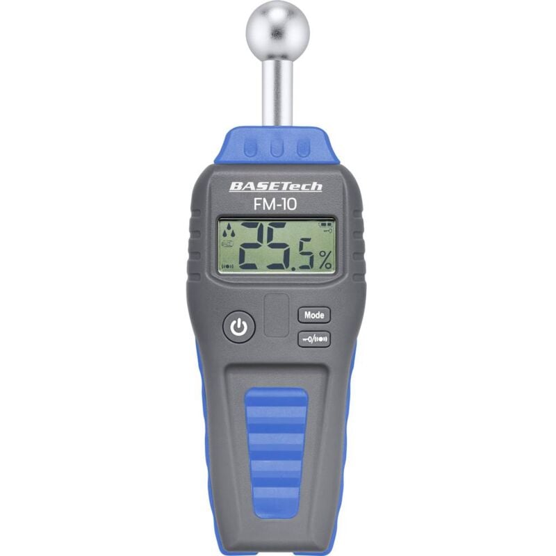 foto del prodotto fm-10 misuratore di umidità per materiali range di umidità materiali da costruzione intervallo 0.1 fino a 99 - basetech